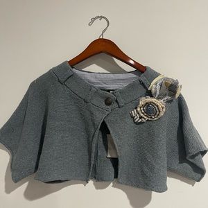 Anthropologie (moth) cape-let